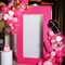 65pcs Hot Pink Balloons 12 Inch Magenta Confetti Balloon for Valentine's Day Girls Theme Birthday Party Decorations Baby Shower Bridal Shower